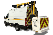 Minibus Hire Warrington - 12.5M Cherry Picker 3.5T - Van hire Warrington